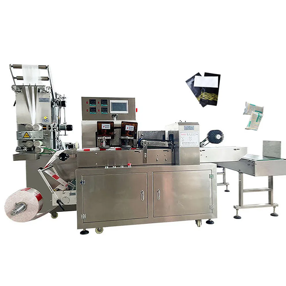 Высококачественная полностью автоматическая упаковочная машина для карманных салфеток, производственная линия