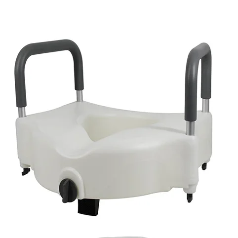 Raised Toilet Seat with Lid 300 Lbs Heavy Duty Elevated Toilet Seat with Tightening Clamps Raised Toilet Seats