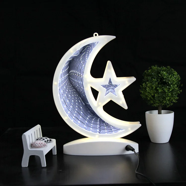 3D Infinity Mirror Lamp Tunnel Effect  children  bedroom night light