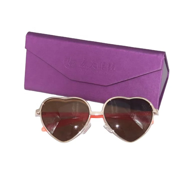 Online Shopping Free Shipping Sun glasses Wholesale 2022 Plastic & Metal Custom Sweet Cute Women Heart Shaped Sunglasses