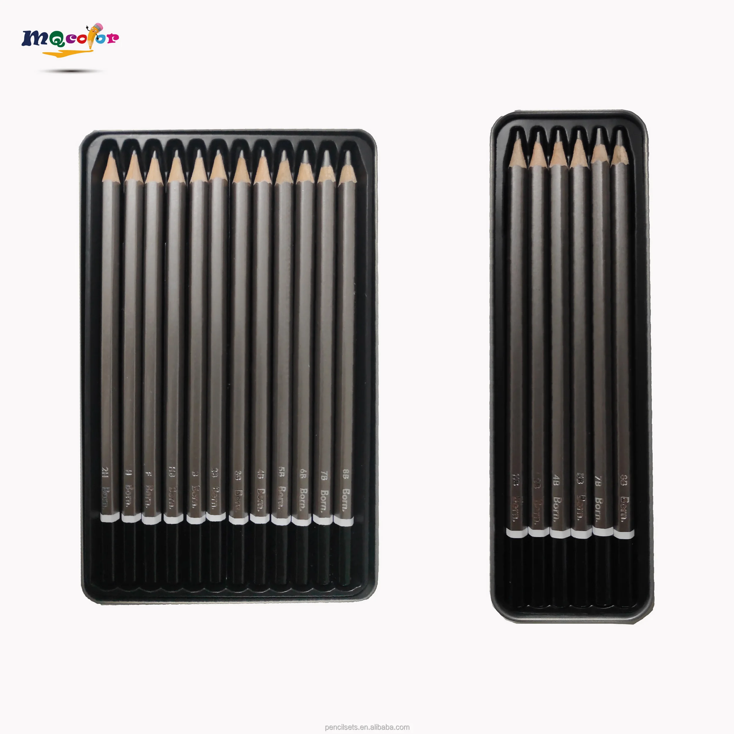 14pcs best sketch pencils & drawing pencils set  b to h