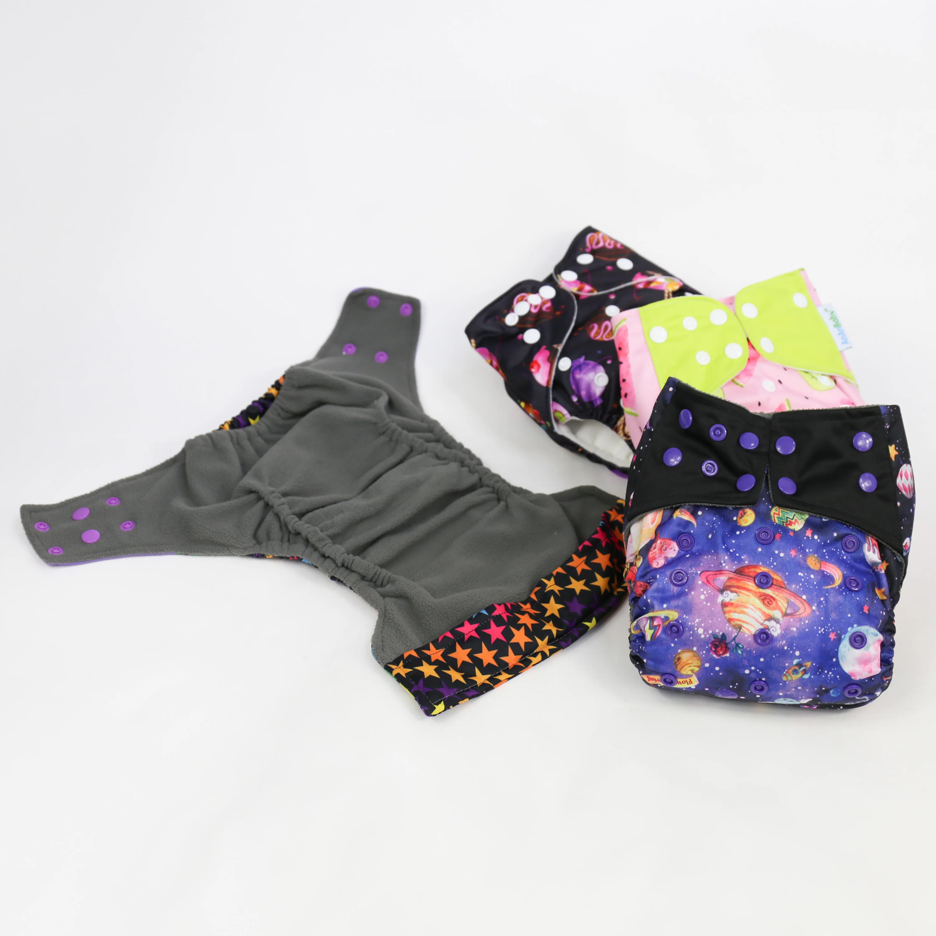 Baby Adjustable Reusable Bamboo Charcoal Custom Newborn Cloth Diaper New Style Ai2 Cloth Diapers For Babies