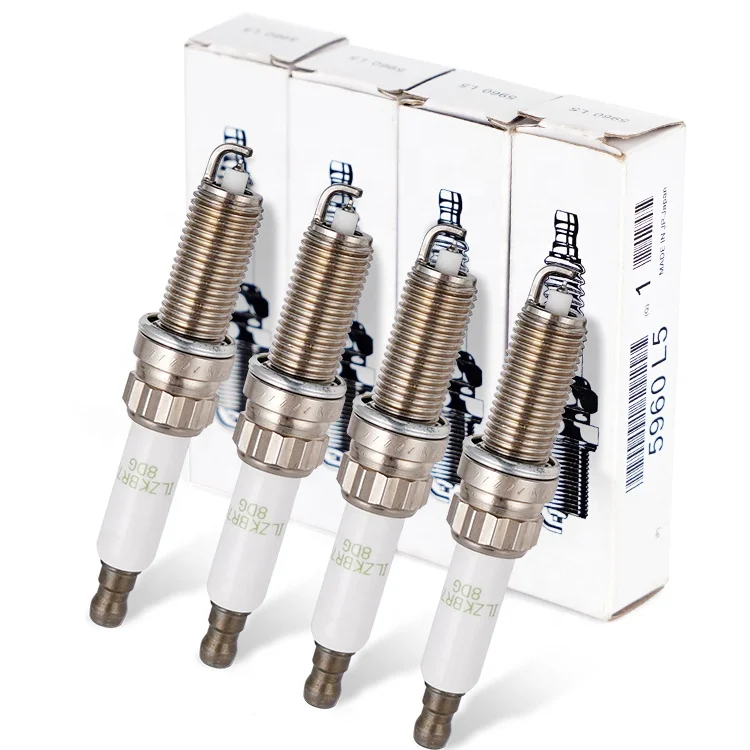 Auto Accessories NGK Spark Plugs For Peugeot 308S 3008 408 508 C4L C5 C3-XR 1.6T 1.2T 1.8T Platinum Iridium 5960L5 Spark Plugs