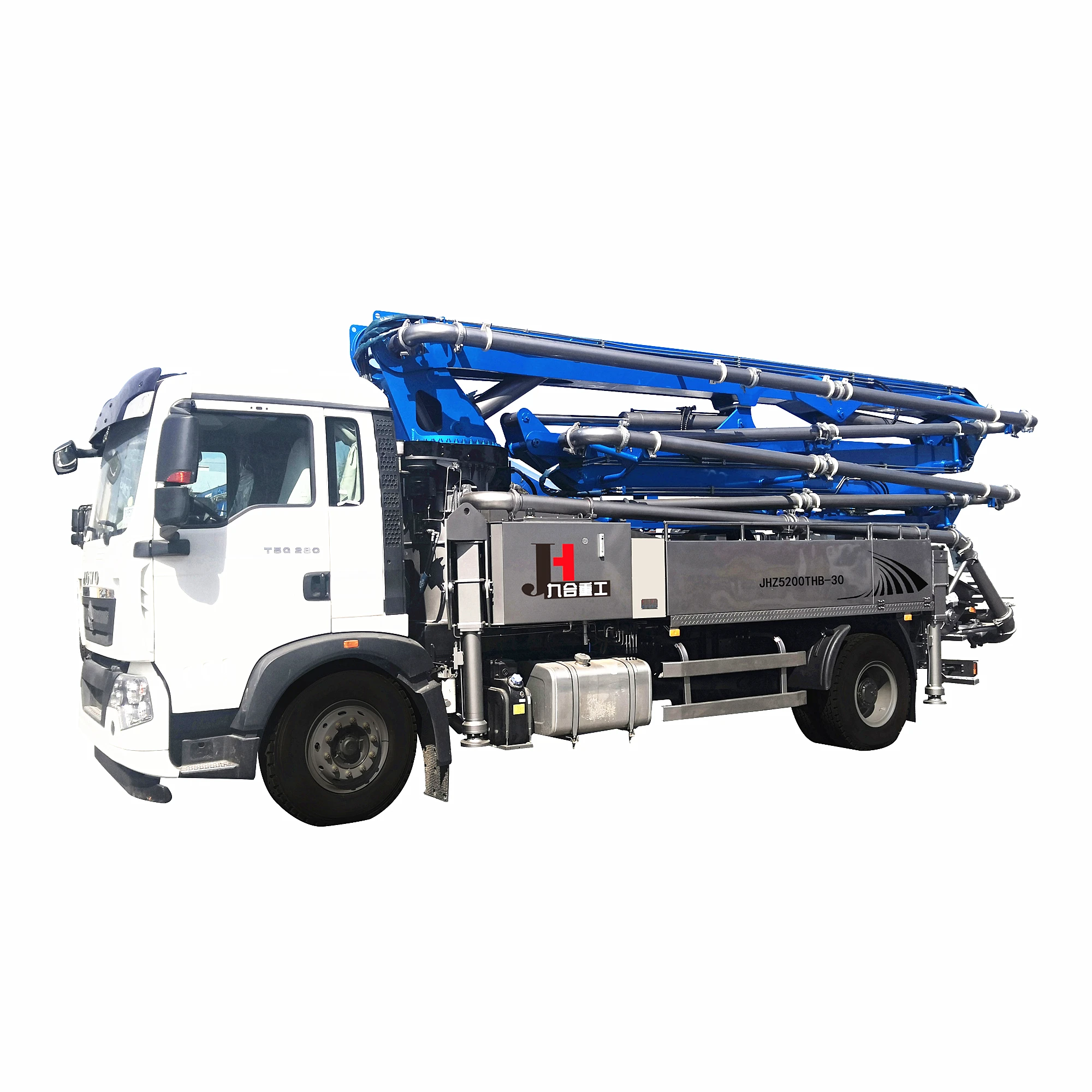 Manufacturer Price! JIUHE Brand 30m 38m Small Concrete Pump Truck Mini Concrete Boom Pump Truck for Sale!