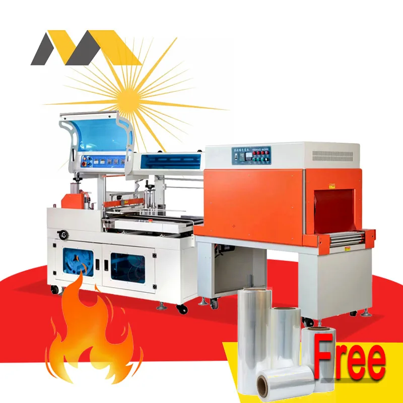 Little Box Shrink Wrapping Machine Automatic L Bar Sealer Film Heat Shrink Oven Packing Wrapping Machine