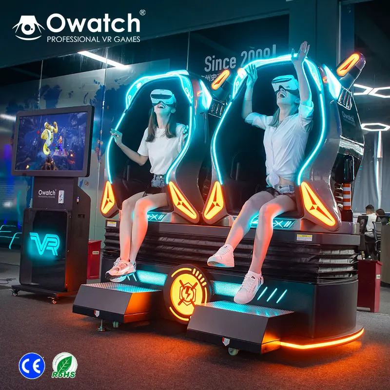 Great Profit Imax Virtual Reality Double Players Seats 9d Cinema With Many 9d Movies And VR Headset