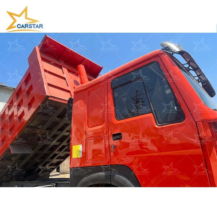 China Made Second-Hand New Left Hand Drive HOWO 8 Wheel Dump Truck Dredging Mining Truck 15 Tons Second-Hand Truck 6*4 Wheel Dum