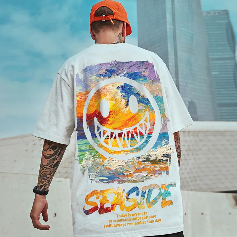 Men Short Sleeve T-Shirt Free Sample Color Changing Knit Couple Oversized Premium Embroidered Best Oversize Short Sleeve Shirts