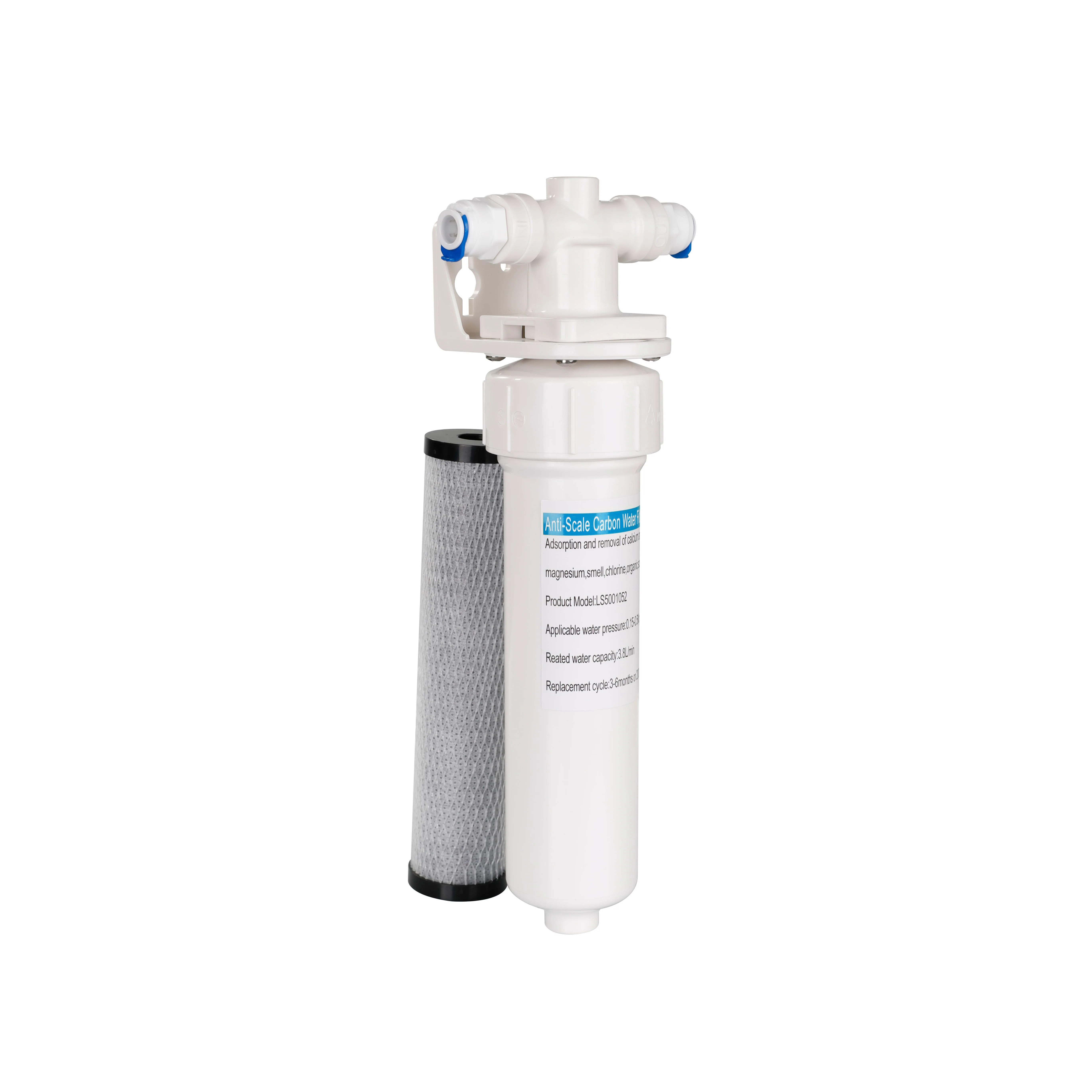 under counter anti scale active carbon filter for water dispenser