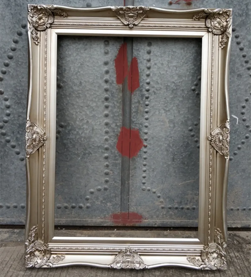 Wholesale Vintage Large-size Wooden Picture Frame Creative Poster Decorative Photo Display Frame Wall Hanging Artworks