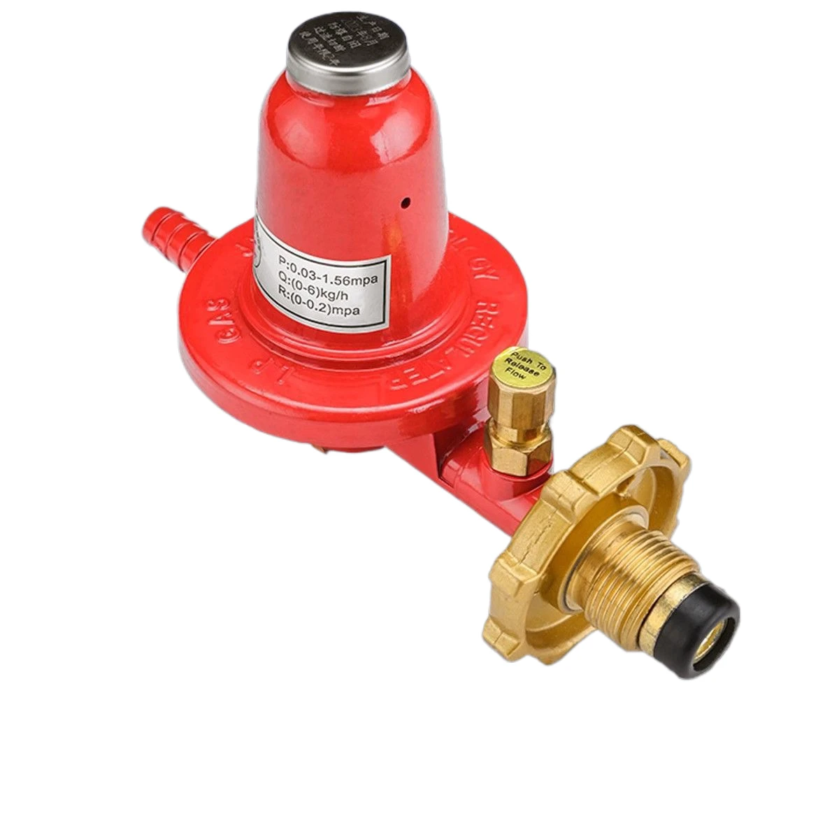Household Gas High Pressure Lpg Regulator Medium Pressure Regulating Valve For Cooking Violent Fire Stove