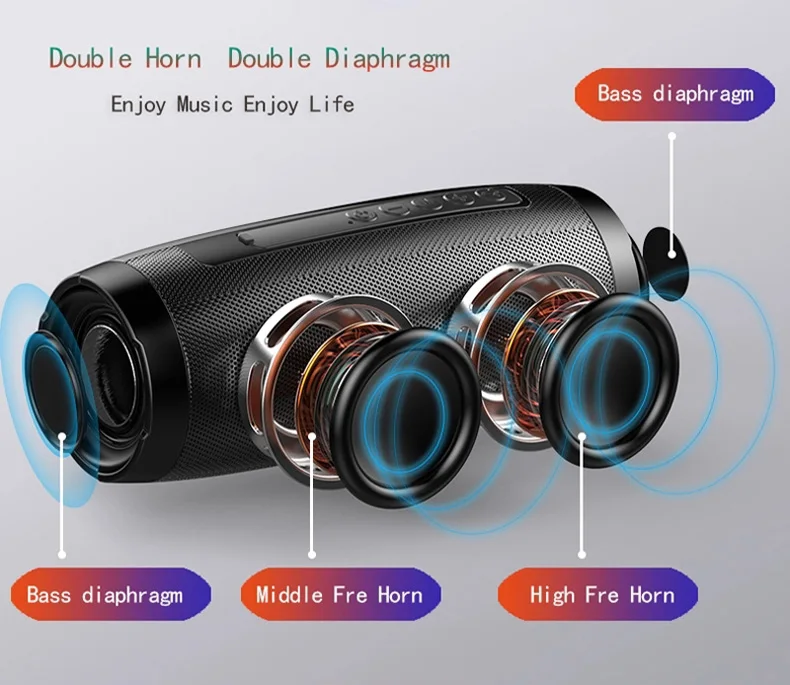  Tg 157 портативный Bluetooth 5 0 t & g tg-157 динамик для мобильного телефона/компьютера беспроводной светодиодный дисплей сабвуфер стерео Cool