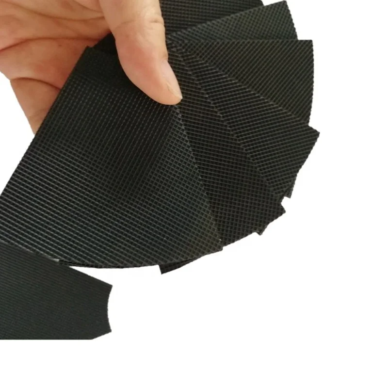 Customized Mesh Silicone Pad Anti-Slip Rubber Gasket Shock Absorption Mesh Rubber Pad Plaid Pad