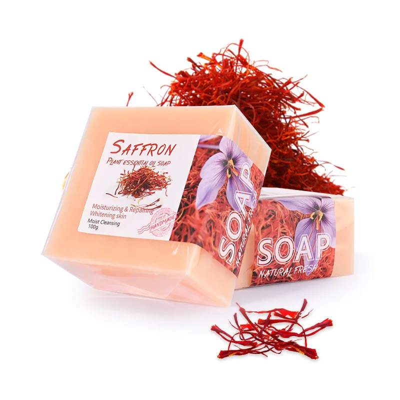 Various types of hand-made soap with square essential oil 100g Goat milk soap cleansing bath soap