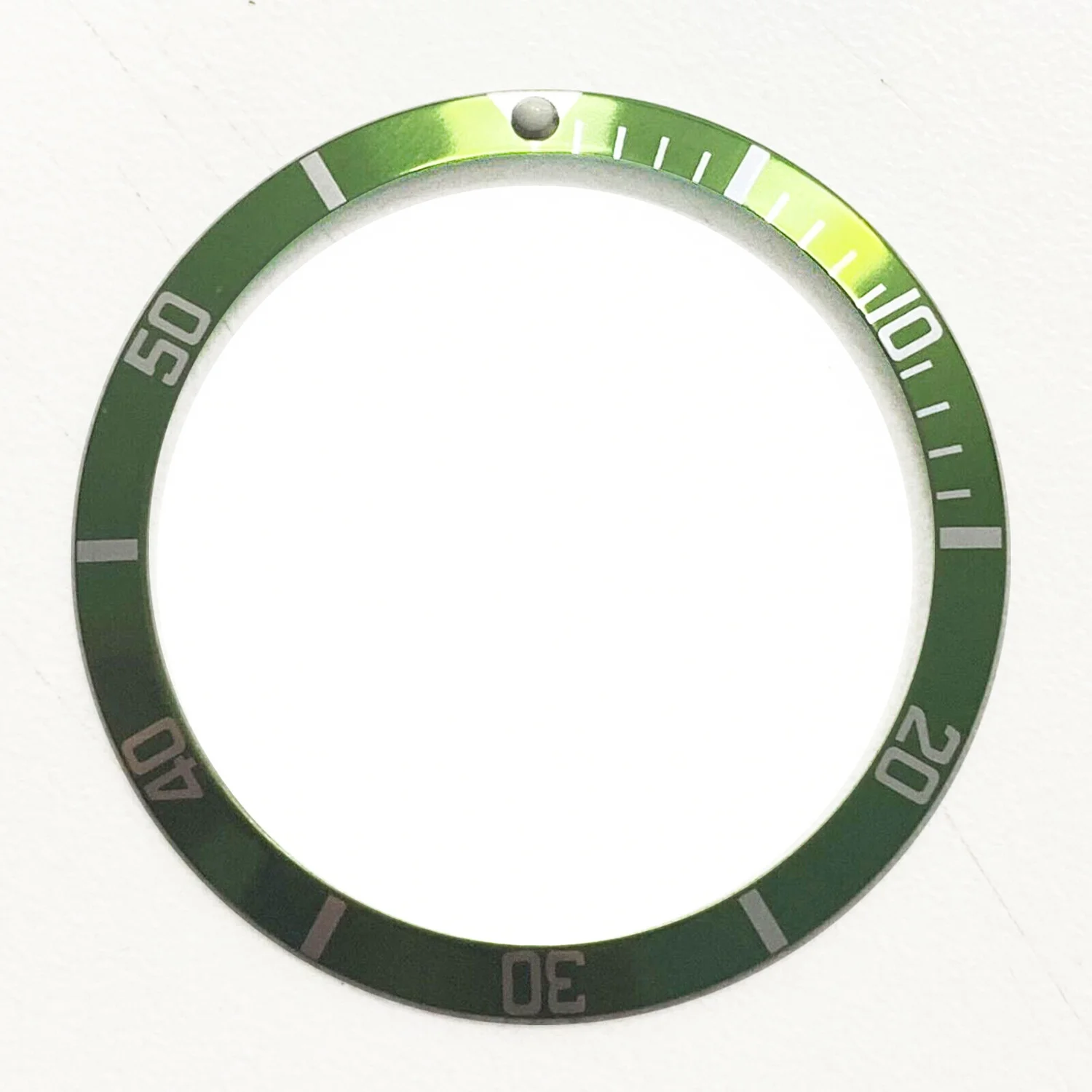 Custom 36.5mm vintage Style Aluminum Bezel inserts watch ring Precision quality work for GMT automatic watch