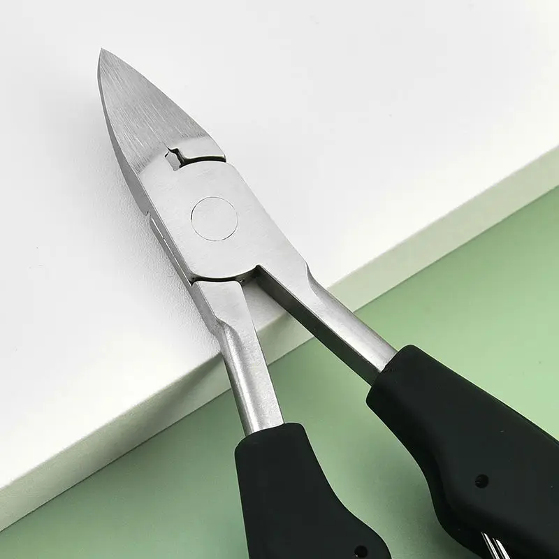Online Hot Sale Sharp Nail Cuticle Nipper Olecranon Shape Thick And Ingrown Toenails Clipper