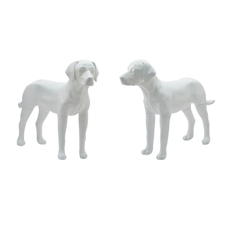 Custom Wholesale large fiberglass Labrador retriever dog model display clothes dog mannequin