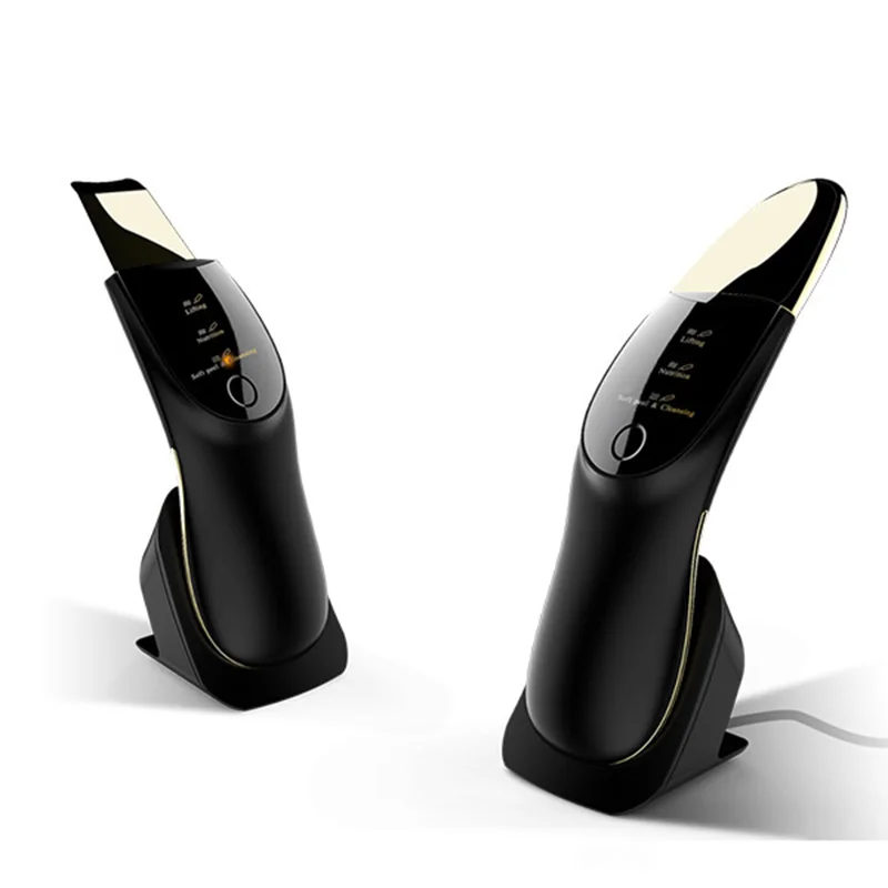 Portable 3 Modes Wireless Charging Face Cleanser Ultrasonic Skin Scrubber For Home Use