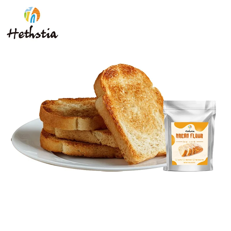 Plant Based Fiber Bread Low-Carb Rich In Protein And Fiber Mix Vegan Snacks Healthy Food Konjac Bread Mix