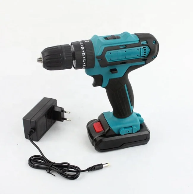 Hot selling hand tools LED light 220V portable rechargeable battery hand drill electric screwdriver driver drilling machines