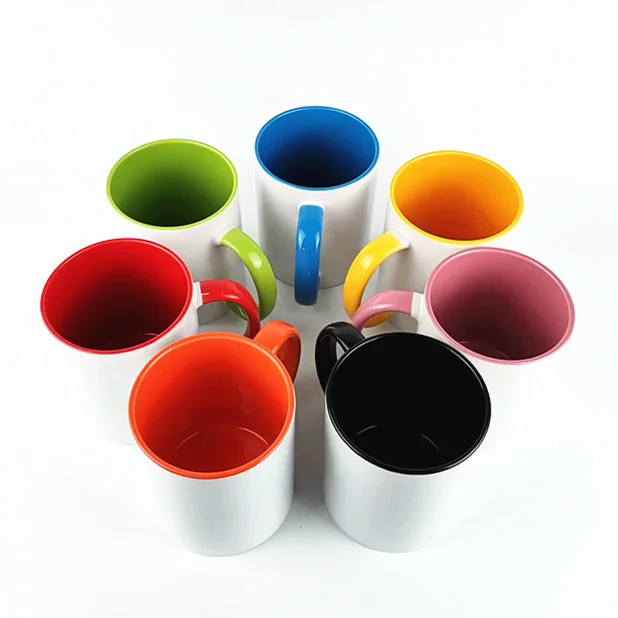 Tazas Para Sublimar Cafe Sublimation Mugs 11 Oz Personalizadas Customizable Blanks Por Mayor Tumbler With Handle Sublimation