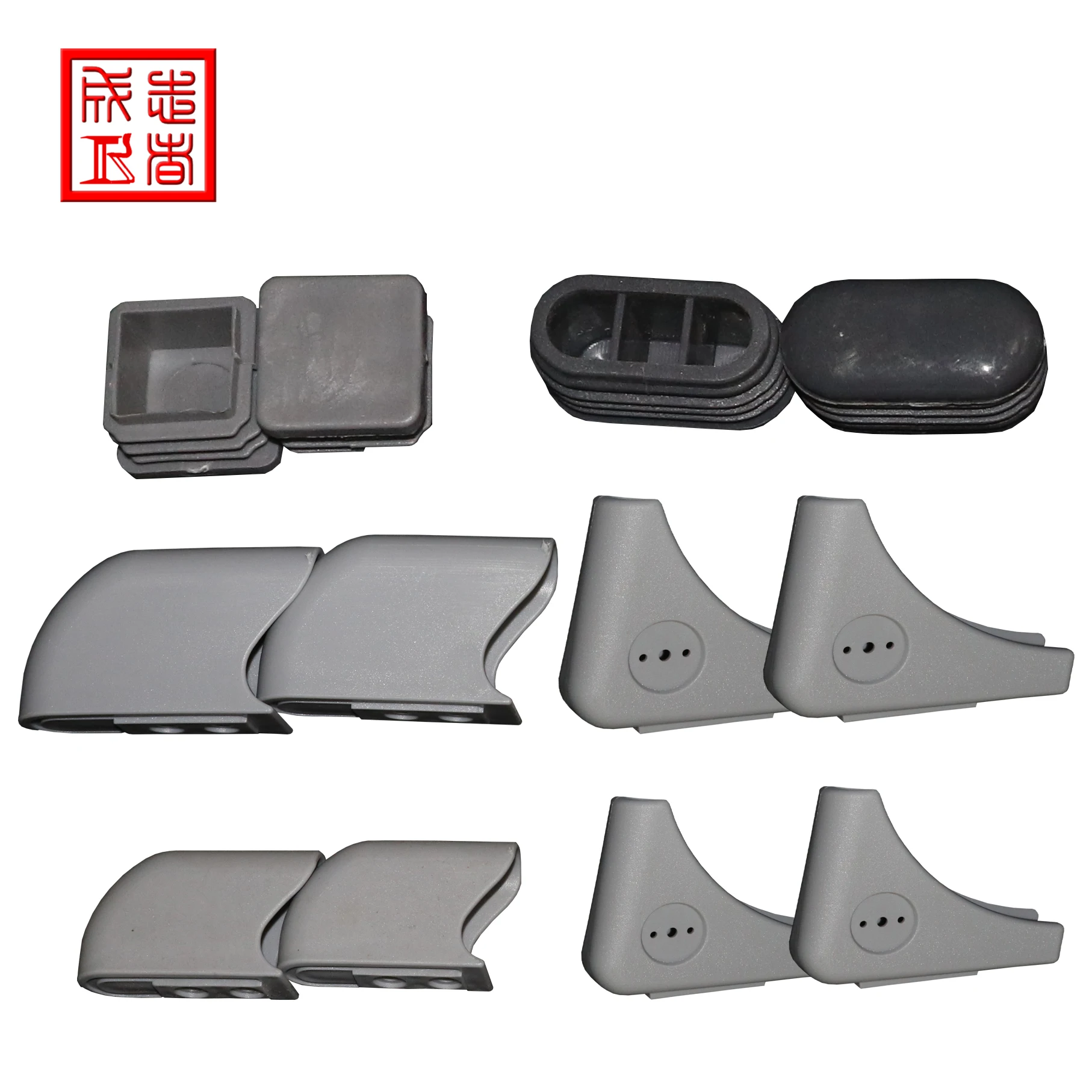 furniture accessories school desk plastic caps metal leg cap