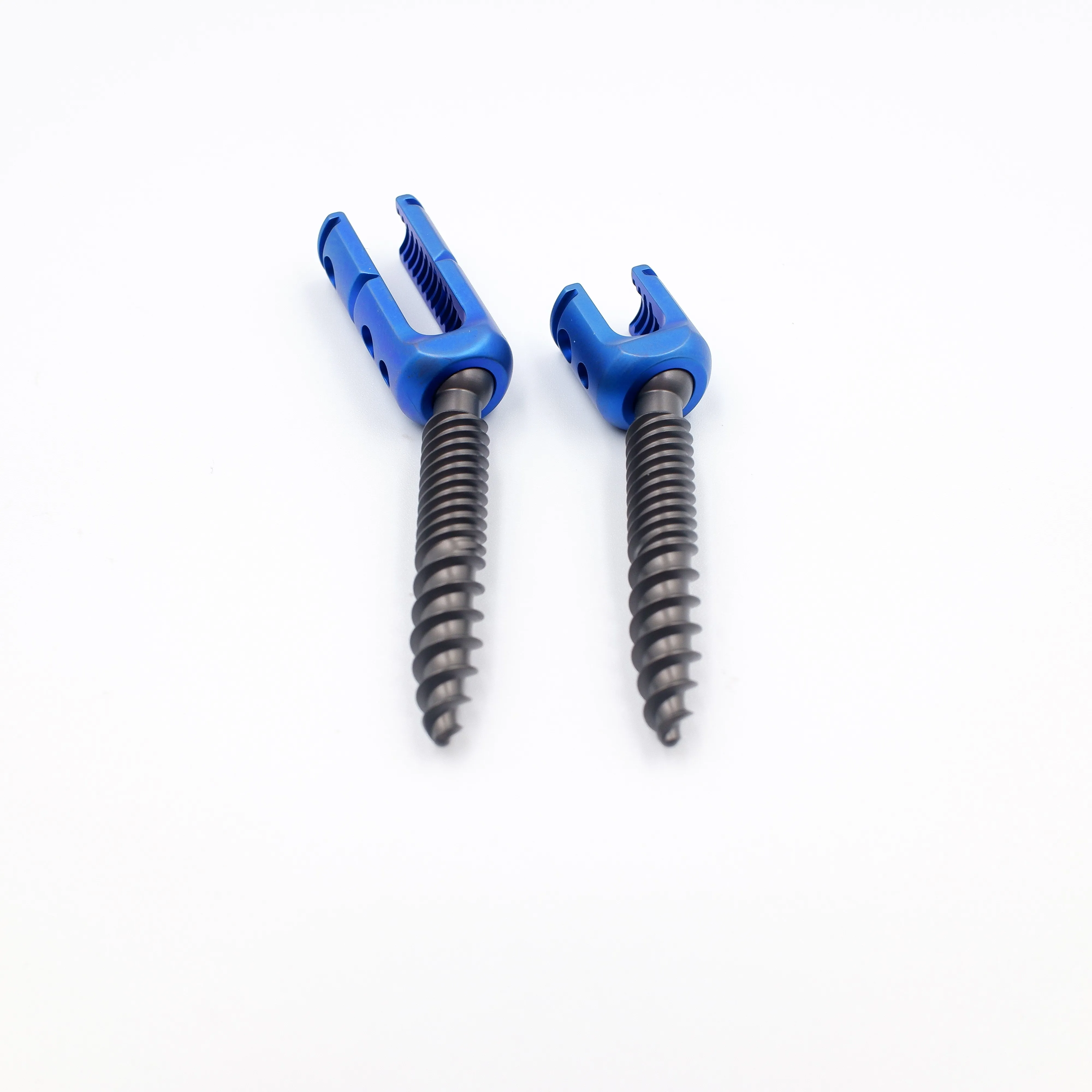 Spinal Pedicle Screw Fixation System 4.5&5.0&5.5&6.0&6.5&7.0mm Double Threaded Screws Orthopedic Surgical Spine Implants CN;CHO