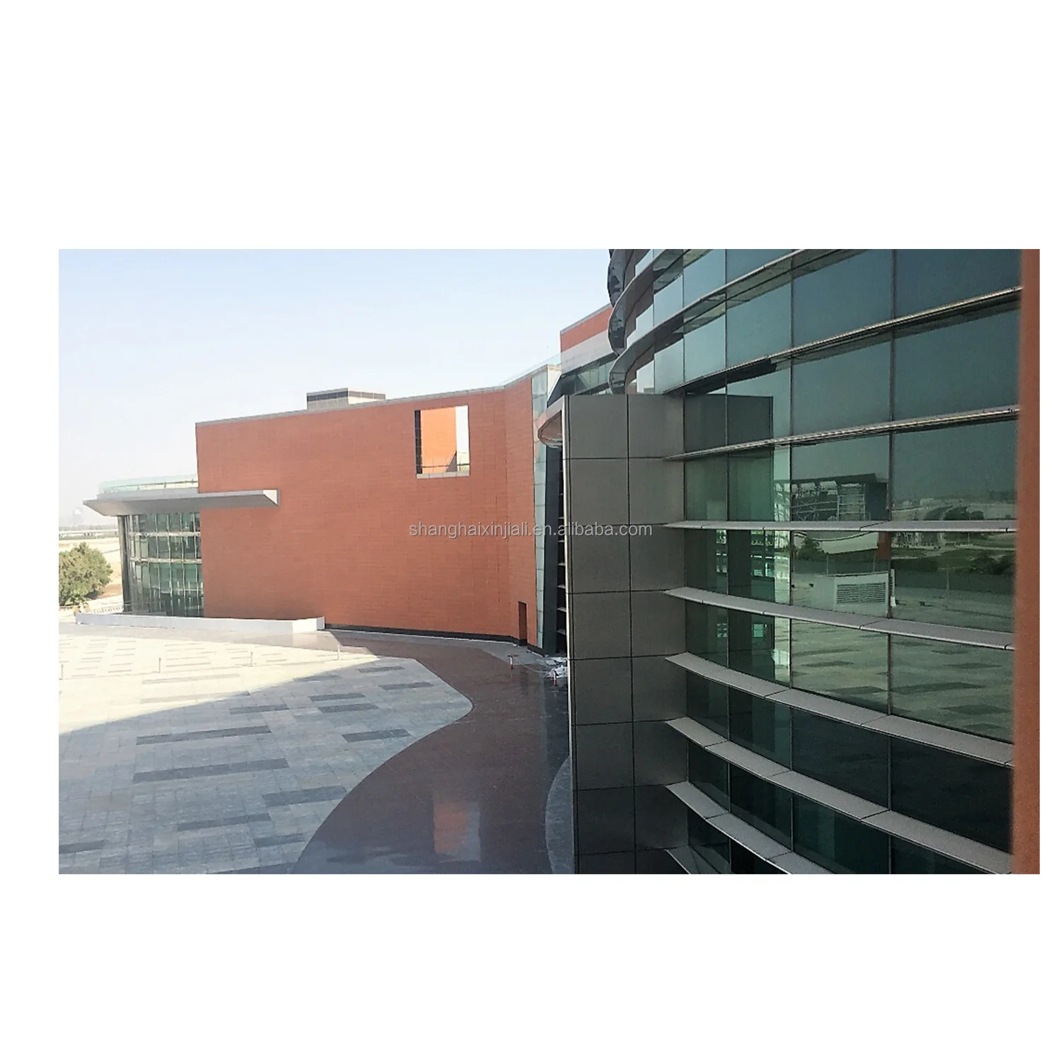 curtain wall manufactured   ceramic terracotta facade panel terracotta panel