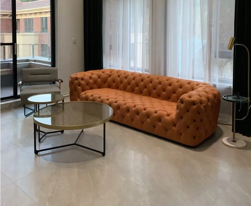 Wholesale Furniture Italy Velvet Sofa Factory Chesterfield Armchair Italian Luxury Sofas Couch Wholesale