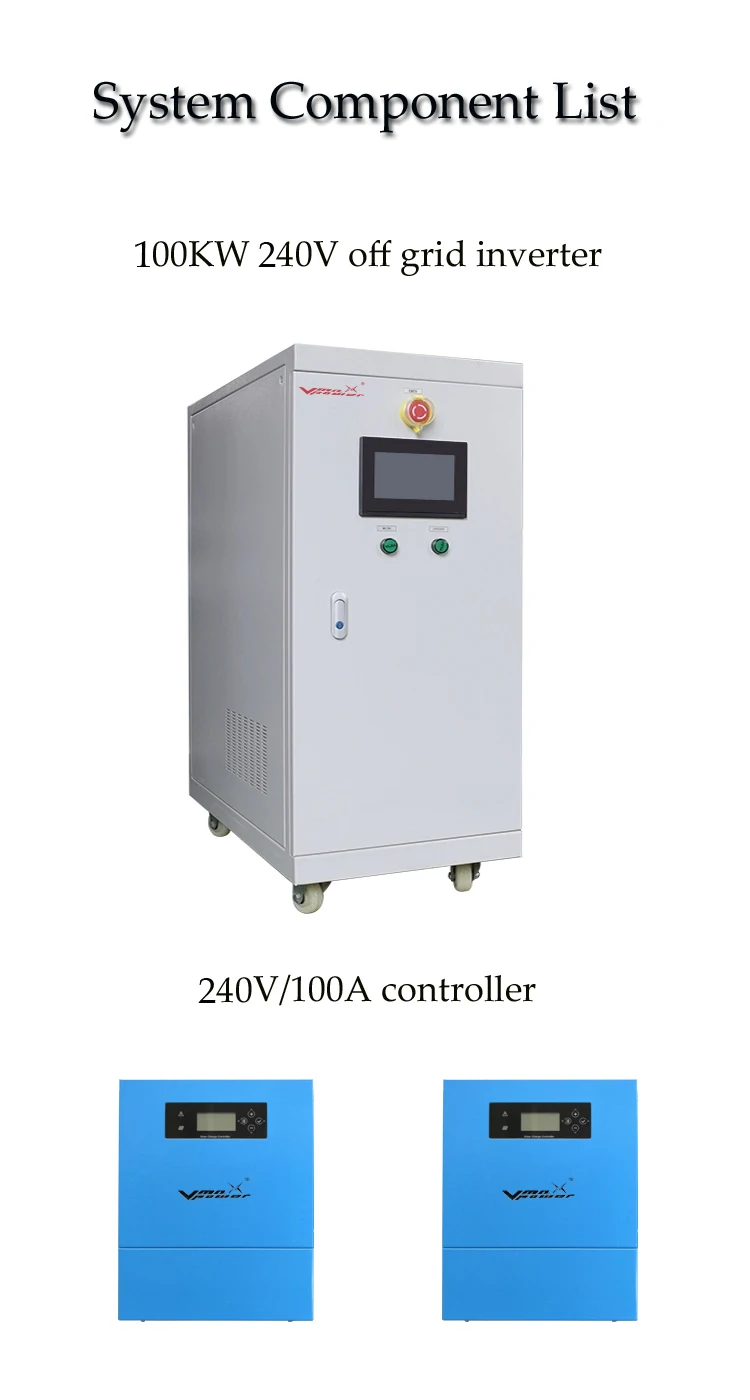 Vmaxpower Low frequency 5kw 7kw 8kw 10kw Three Phase Off Grid Solar Inverter for MW Power Plant