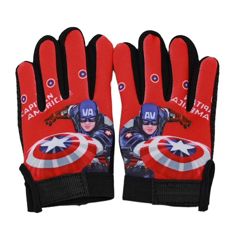 
 Теплые весенне-осенние Нескользящие Детские велосипедные перчатки с длинными пальцами  