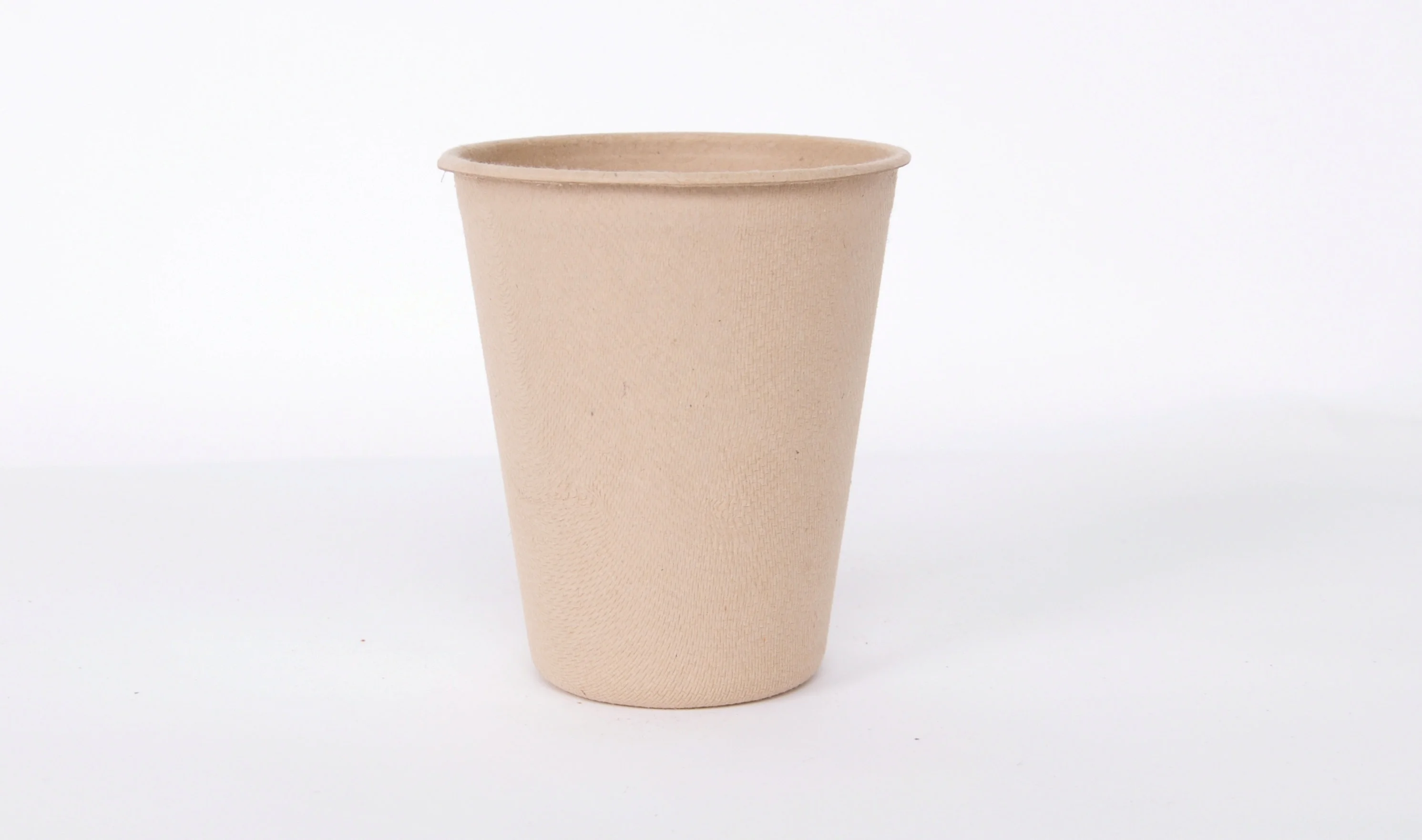 100% compostable biodegradable sugar cane pulp paper cup