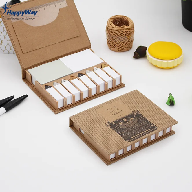 Пользовательская клейкая бумага для заметок, подарочный набор, креативное планирование, наклейка со стрелкой