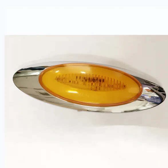 new design daul function light led marker lights led side clearance  lights with bezel universal truck towing trailer RV bus etc