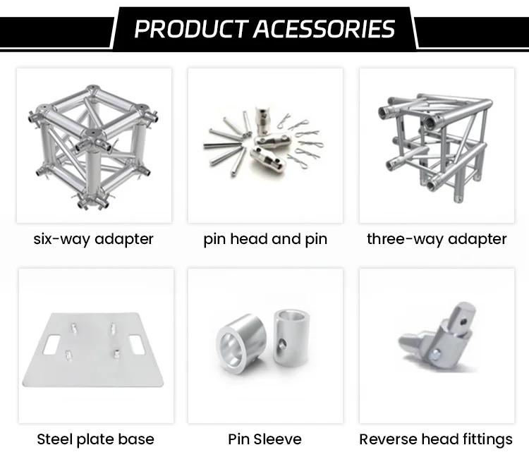 Stage Roof Truss Party Tent Truss For Hanging Led Screen Tubular Scaffolding Wedding Background Truss