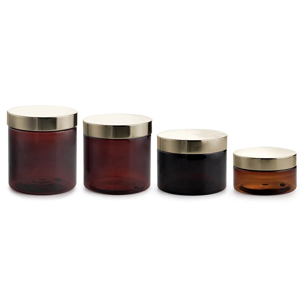 250ml PET Cosmetic Body Butter Jars with Lids  Plastic Cream Jars for face Use with cosmetics containers