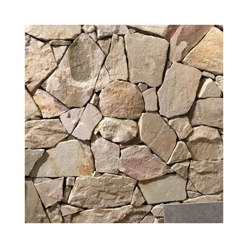 SHIHUI Wholesale High Quality Stack Sandstone Wall Cladding Veneer Decoration Rusty Paving Interior Exterior Decorative Stone