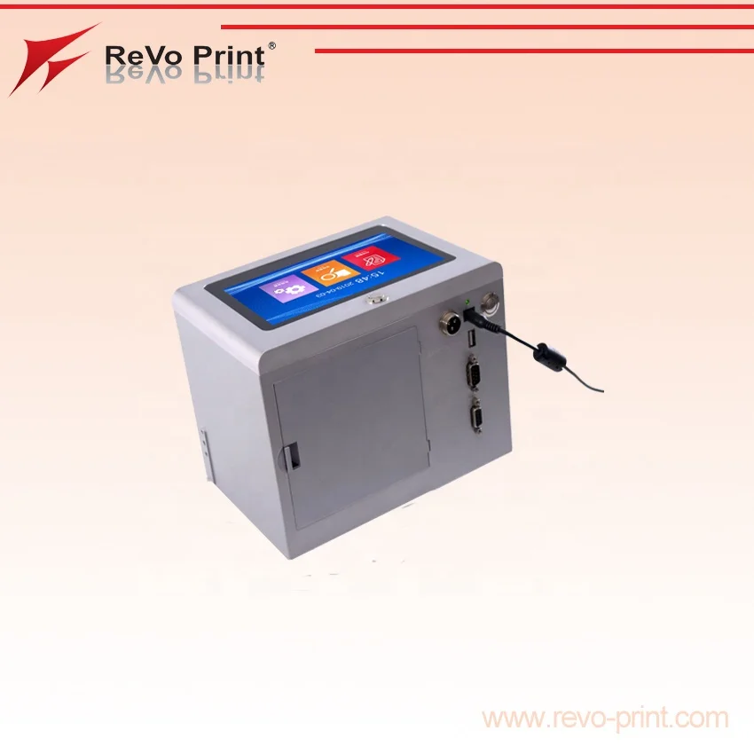 RevoPrint Desktop Batch Code Printer Inkjet Coder Machine for Stamping Fast Dry Batch Coder Egg Date Expiry Number Date
