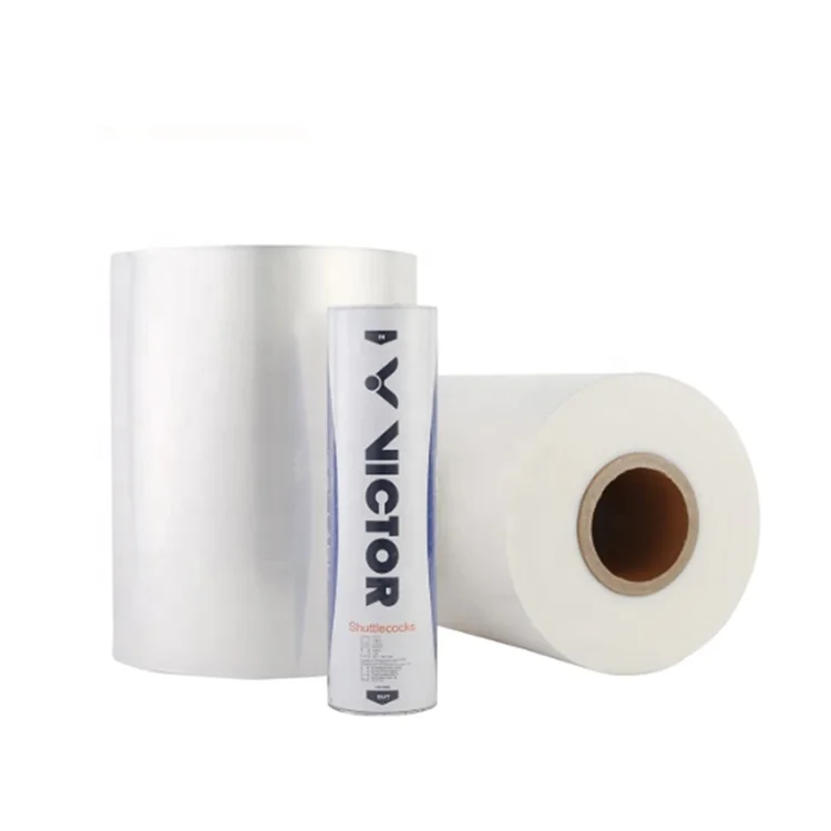 Single wound cross-linked pof heat shrink plastic film roll