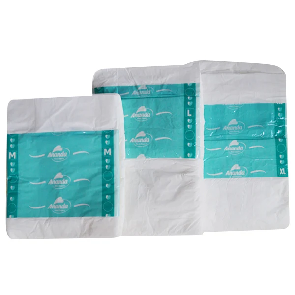 Disposable adult diaper with super absorption adult incontinent usage