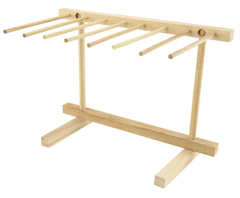Custom Collapsible Wooden Pasta Drying Rack