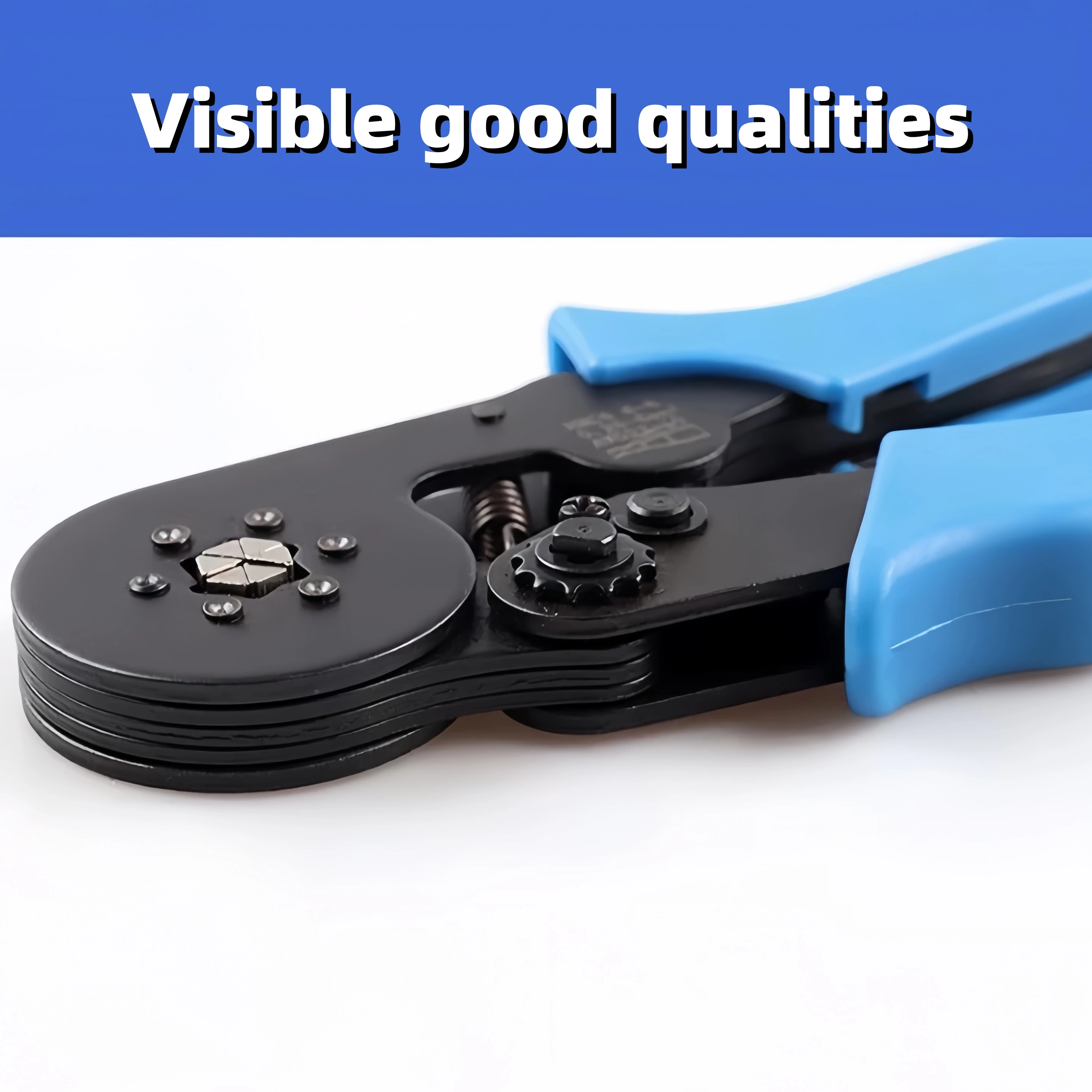 Square Cord End Cable Wire Sleeves Ferrule Stripper Terminals DIY Carbon Steel Solar Terminal Crimper Pliers