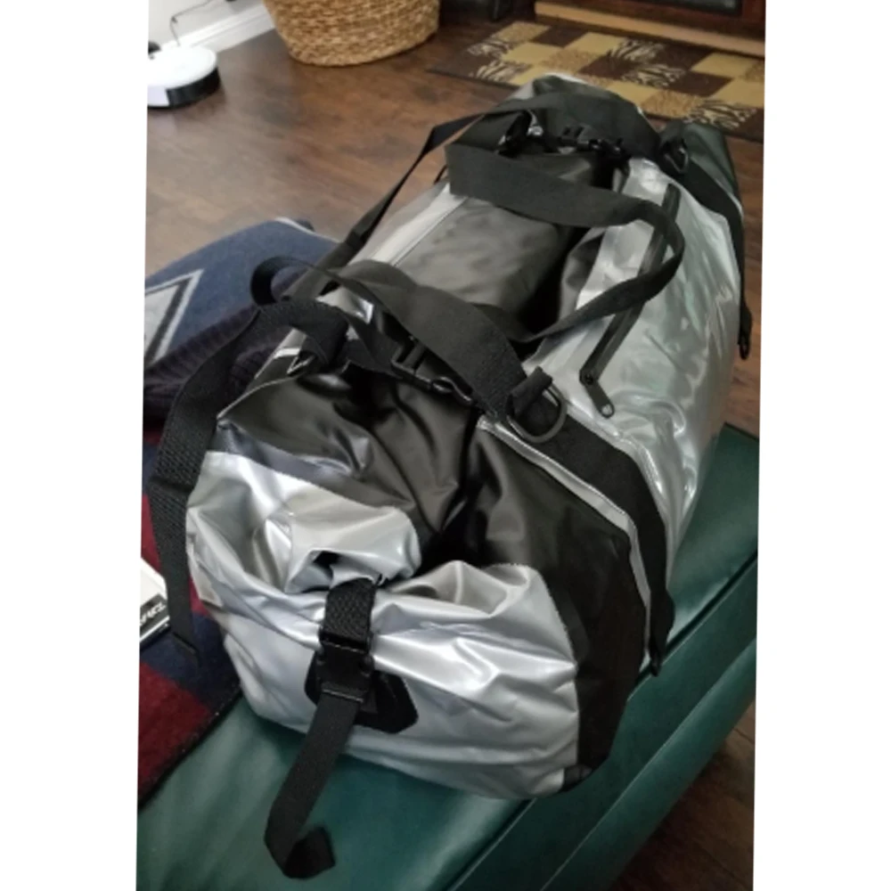  Высокочастотный 500D ПВХ ТПУ рулонный Топ 30L 50L 70L 90L наружный 40L мотоциклетный багаж водонепроницаемый складной вещевой