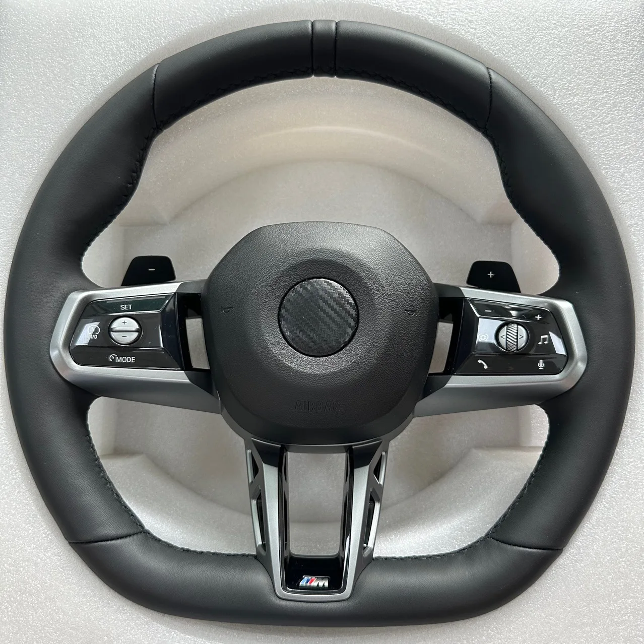 Touch multi-function Carbon Fiber &Leather Steering Wheel Assembly for BMW X1X2X3X4X5 with heating