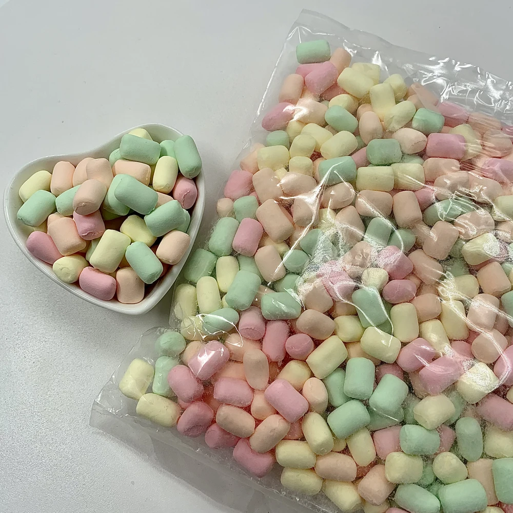 Different Shape Dehydrated Freeze Dried Marshmallows for Coffee