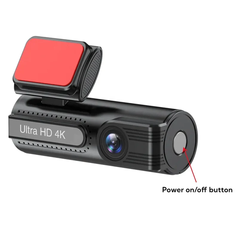 4K Dash Cam Mini Camera Recorder GPS Wifi 24H Parking Dual Lens 1080P Black Box Car DVR Video Camera Night Vision Driving