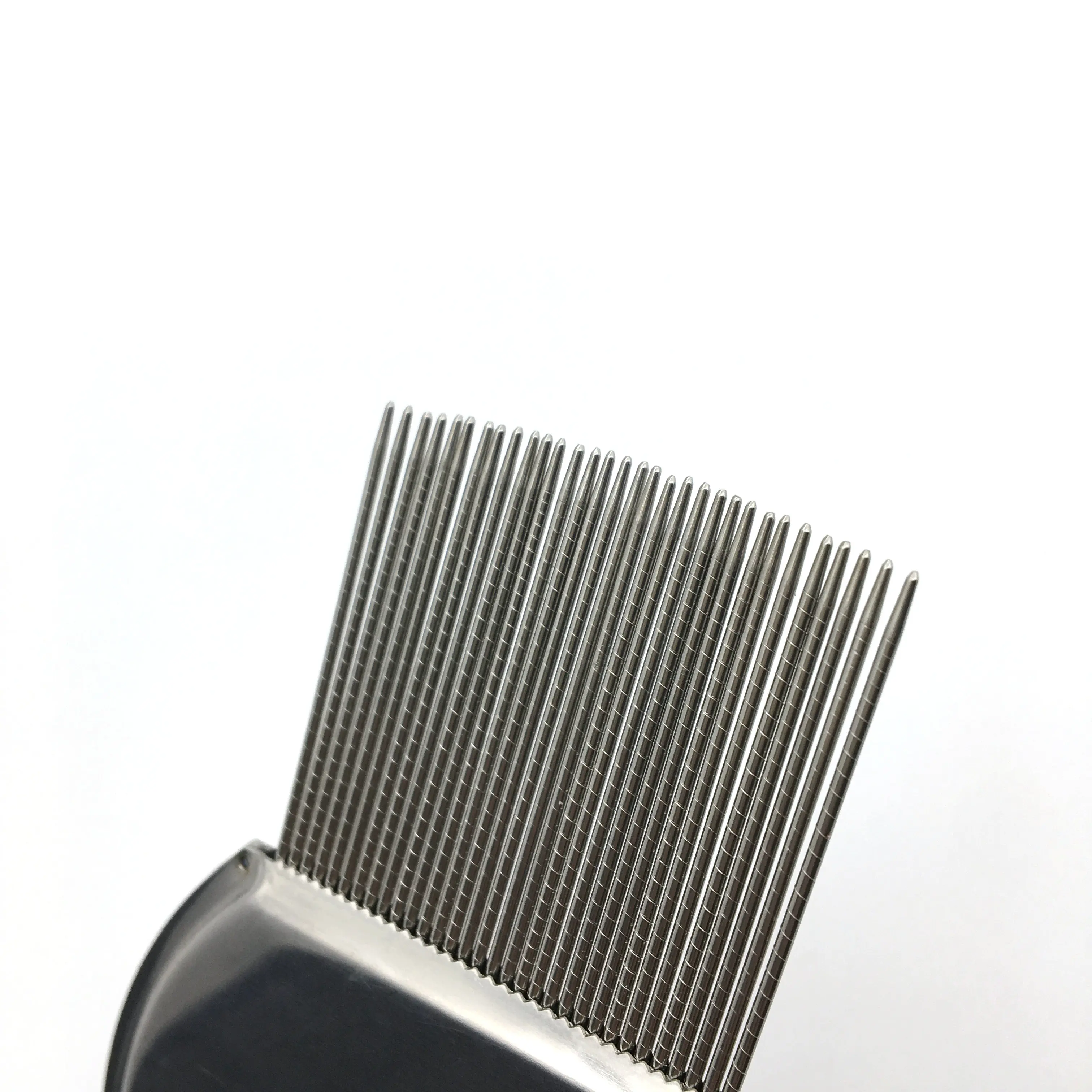 Распродажа, расческа для детей из нержавеющей стали с рифлеными штифтами, гребень для блох