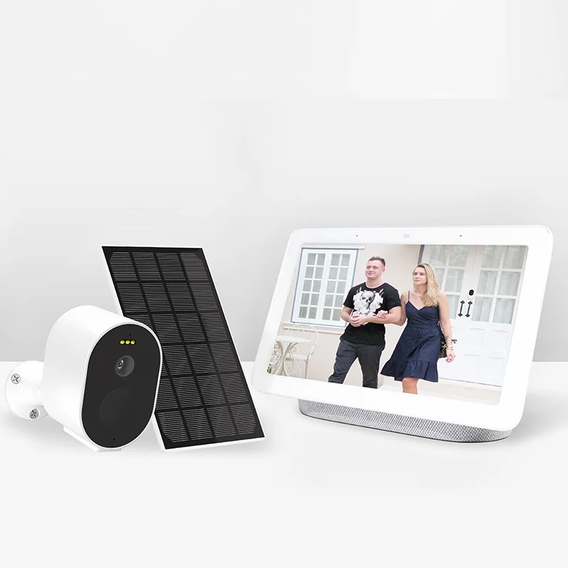 Blurams Solar Panels Outdoor Waterproof Camera Solaire Wifi Color Night Solar Security Camera Kit