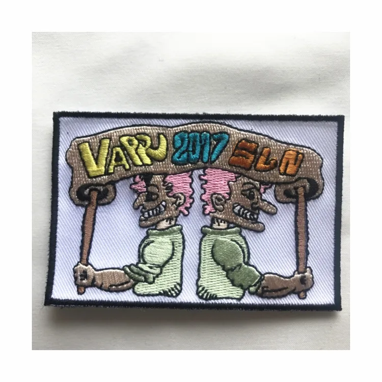 
High Quality Promotional Custom Iron On Patches Jacket Vest Biker Patch 