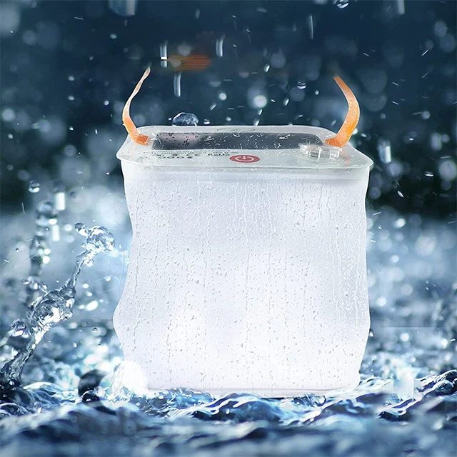 Outdoor Tents Light Charging Solar Light Portable Led Collapsible Hanging Camping Lantern